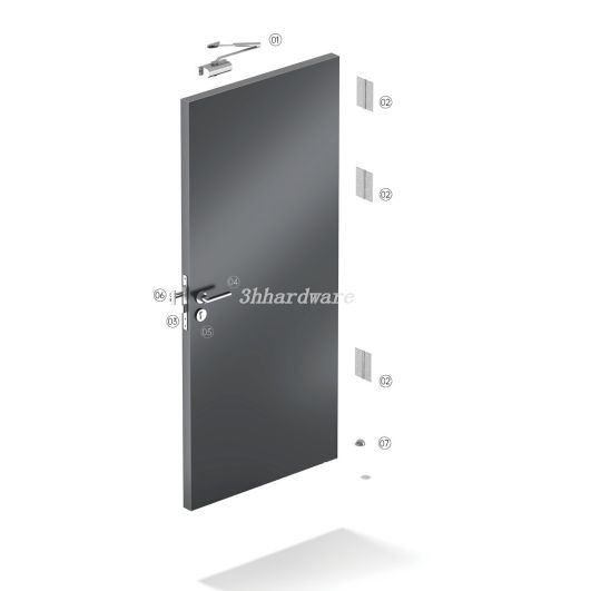 Indoor Entrance Door Hardware System Solution