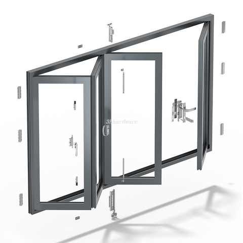 Bi-Fold Door Hardware WZDM03(75 Profile) from China manufacturer - 3H INC.