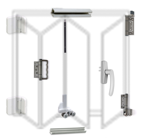 Factory Price Folding Door System Hardware Accessories from China manufacturer - 3H INC.