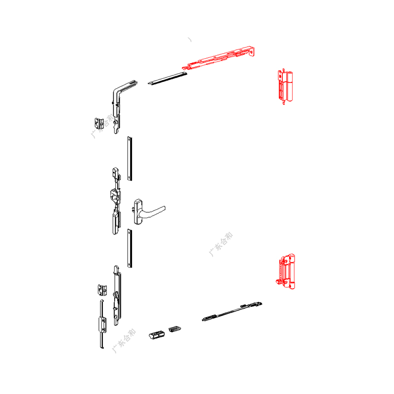 Factory price height load bearing tilt-turn window NXC16