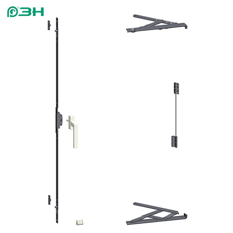 U Grooved Outwards Opening Window Hardware System