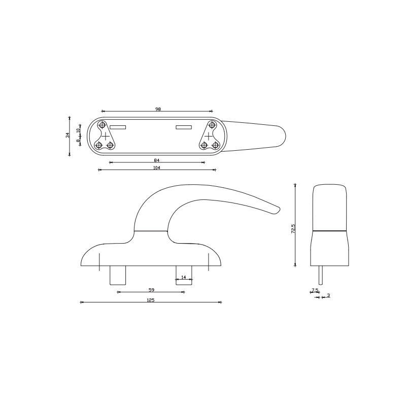 window-handle-czh25 1