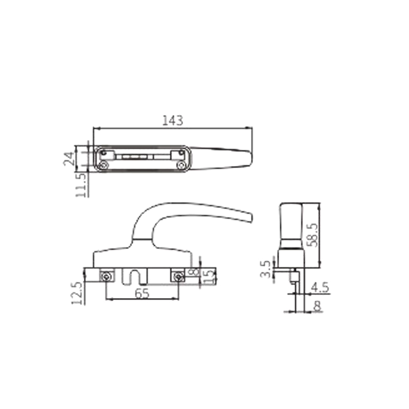 Fork handle CZH37 3