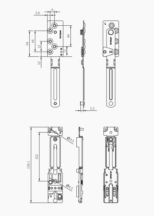 Outward-Opening-Window-Concealed-Anti-off-Safety-Lock-Afs03L4