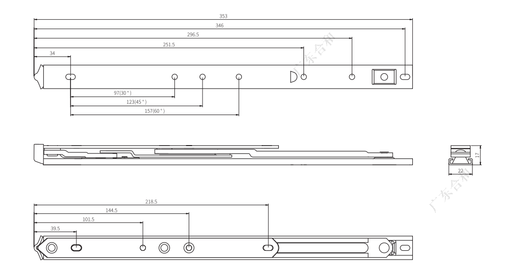 Factory price 304SS casement window friction stay HHT14 1 Factory price 304SS casement window friction stay HHT14 1