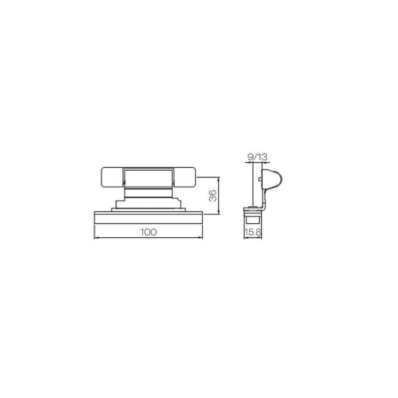 High quality middle window hinge for UPVC inward casement window PJCZ03 1