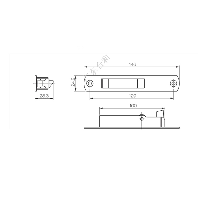 High quality aluminum alloy sliding touch lock for UPVC sliding windows PSTP02 1