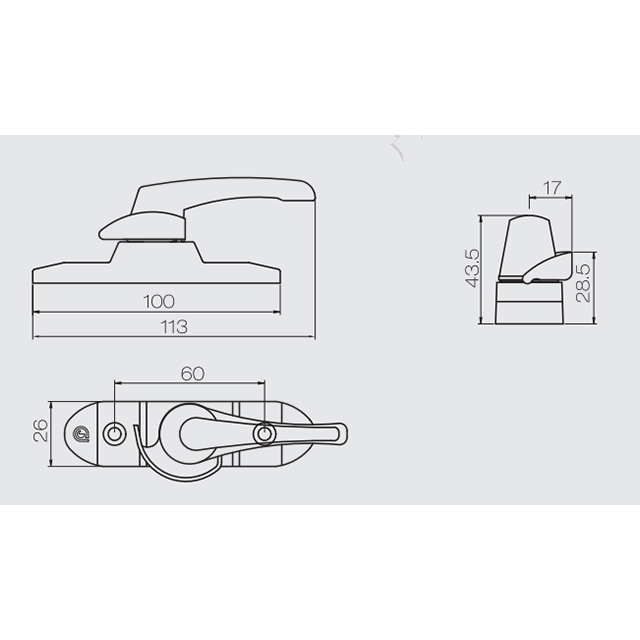 Factory-price--aluminum-alloy-sliding-door-window-crescent-lock-SB43-2