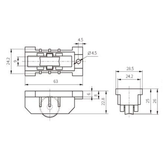 Factory-price-sliding-window-plastic-sliding-roller-LBD05-2