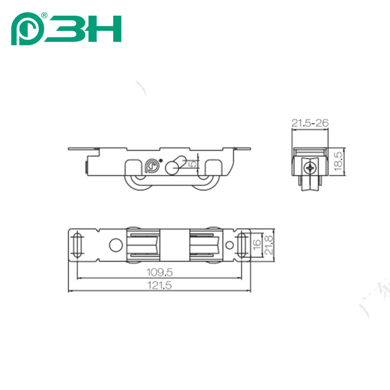 Factory price stainless steel sliding door sliding roller LTS800 8003